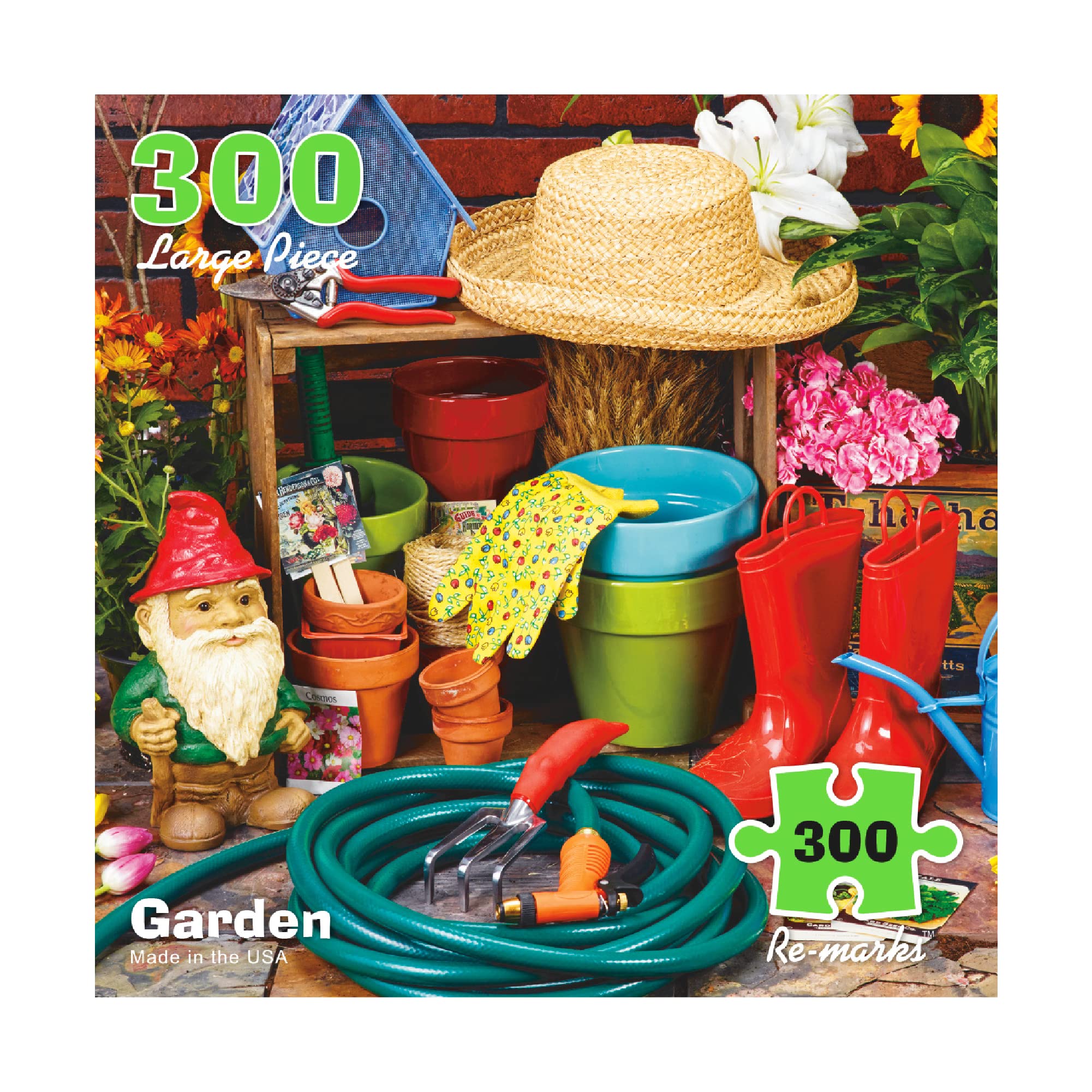 Re-Marks Garden 300 Pieces Jigsaw Puzzle
