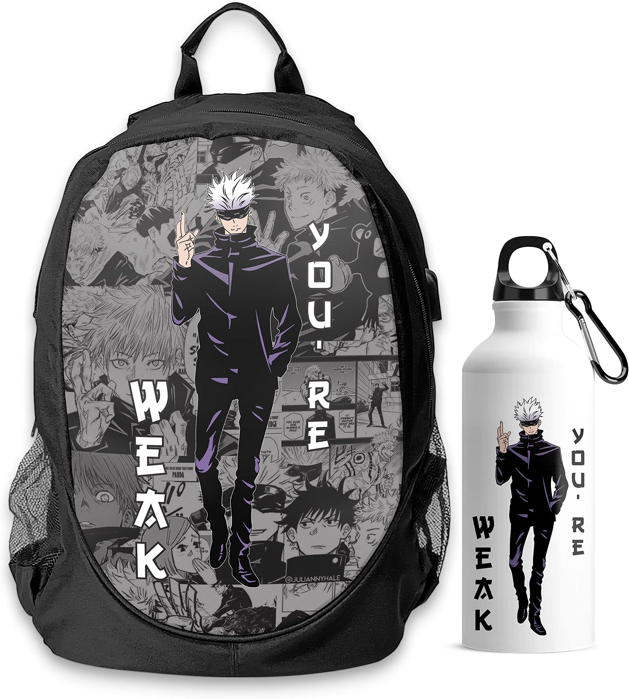 Epic Stuff - ANIME - Back To School Combo of Backpack For School & College Students - Perfect Combo For Anime Fans