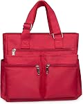 Canvas Tote Bag Waterproof Nylon Multi Pocket Shoulder Bags Laptop Work Bag Teacher Purse and Handbags for Women & Men