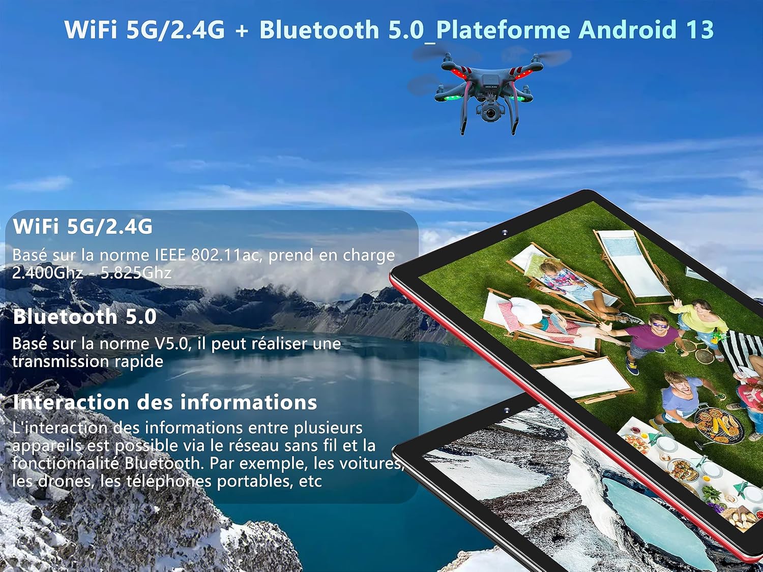 GOODTEL Tablet 10 Pollici Android 13 10GB RAM+64GB ROM(TF 1TB),WiFi 5G/2.4G+Bluetooth 5.0/Google GMS/GPS/Widget/Type-C/OTG/6000mAh/8MP+5MP,con Mouse+Tastiera+Custodia,Nero GOODTEL Tablet 10 Pollici Android 13 10GB RAM+64GB ROM(TF 1TB),WiFi 5G/2.4G+Bluetooth 5.0/Google GMS/GPS/Widget/Type-C/OTG/6000mAh/8MP+5MP,con Mouse+Tastiera+Custodia,Nero