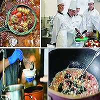 Vista 5 de Cucharón de sopa de alto grado, cucharón de cocina para sopa, diseño a prueba de calor de mango hueco, utensilio de cocina de acero inoxidable