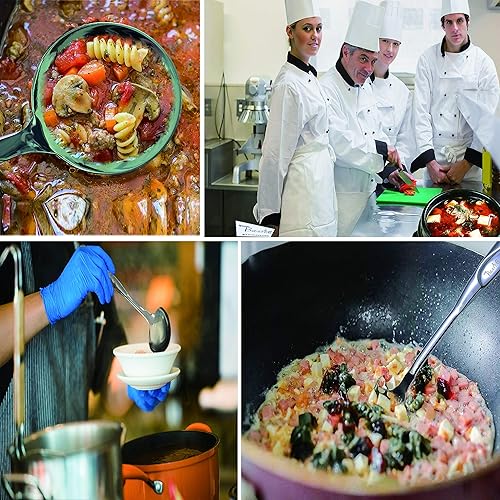 Miniatura 5 de Cucharón de sopa de alto grado, cucharón de cocina para sopa, diseño a prueba de calor de mango hueco, utensilio de cocina de acero inoxidable