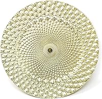 Vista 26 de allgala Platos Base Redondos de Calidad Pesada - Bases Transparentes para Platos de Cena - Juego de Platos Base para Decoración de Mesa - Ideal