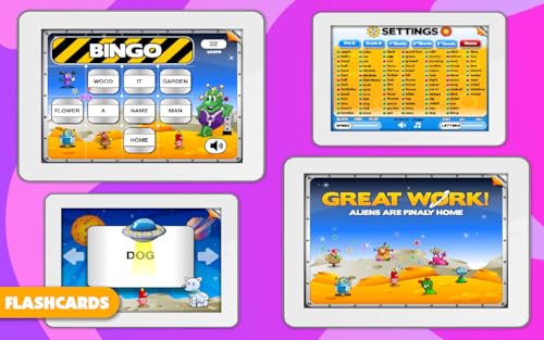 image for 22LEARN Toddler and Baby Learning Games, LLC Sight Words Games & Flash