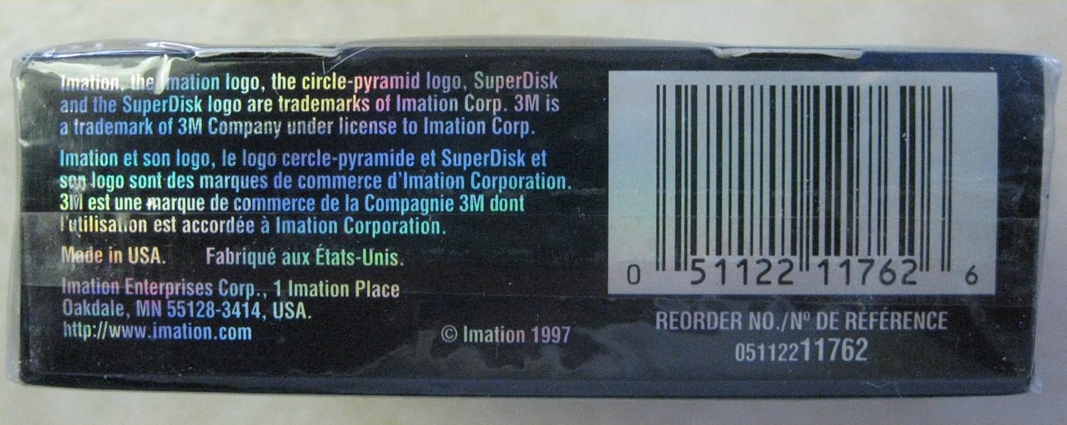 Imation SuperDisk 120MB (3-Pack) LS-120 Super Disk