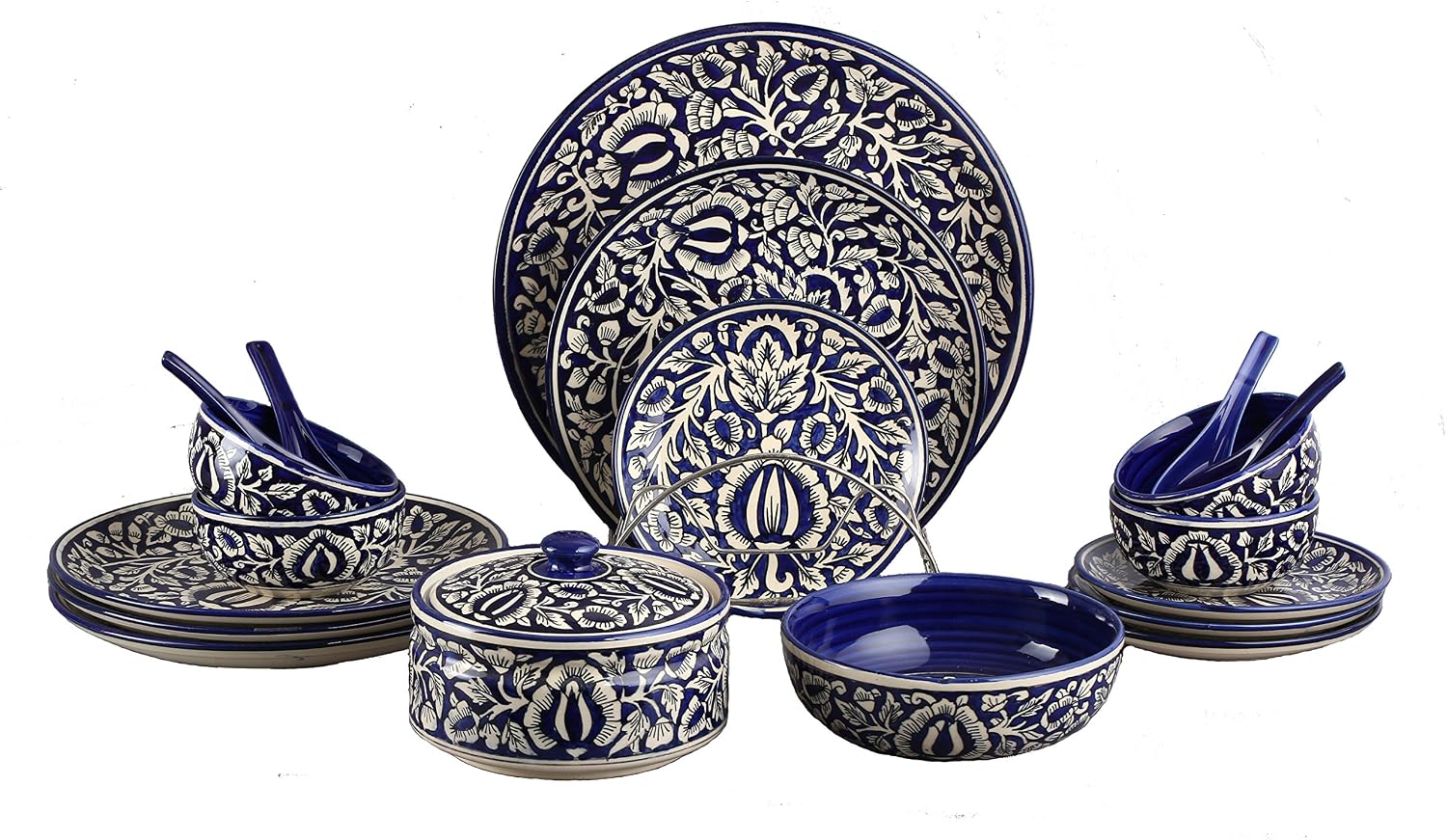 Amazon.com | Caffeine Ceramic Handmade Ancient Royal Mughal Combo ...