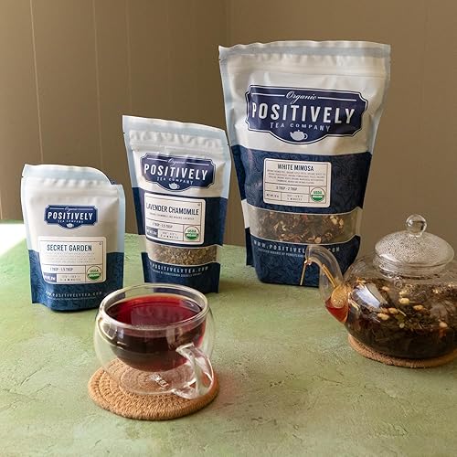 Vista 97 de Organic Positively Tea Company, Té negro Butterscotch, hoja suelta, 4 onzas