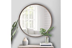 HBCY Creations Round Mirror