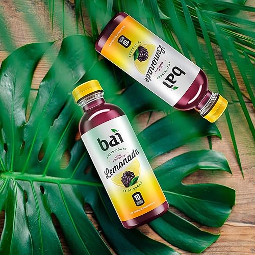 Miniatura 26 de Bai - Puna coco piña - Agua con sabor a coco y piña, bebida con infusión antioxidante, botellas de 18 onzas líquidas, paquete de 6