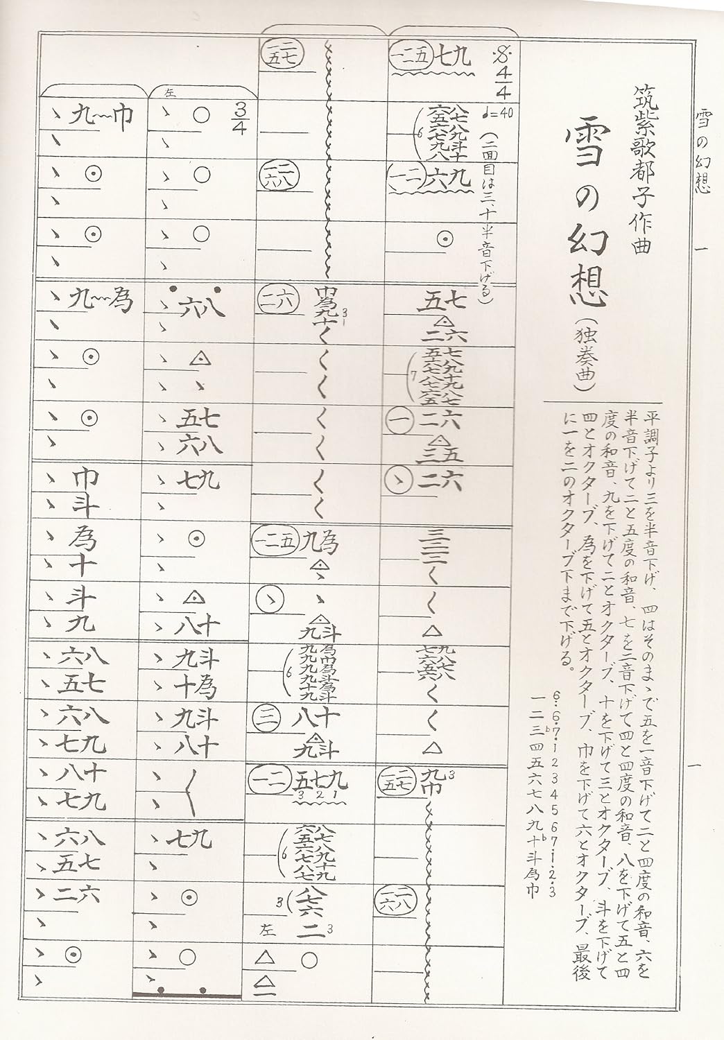 ブランド雑貨総合 筑紫歌都子 作曲 箏曲 楽譜 作品集 巻三 送料など込 Qdtek Vn