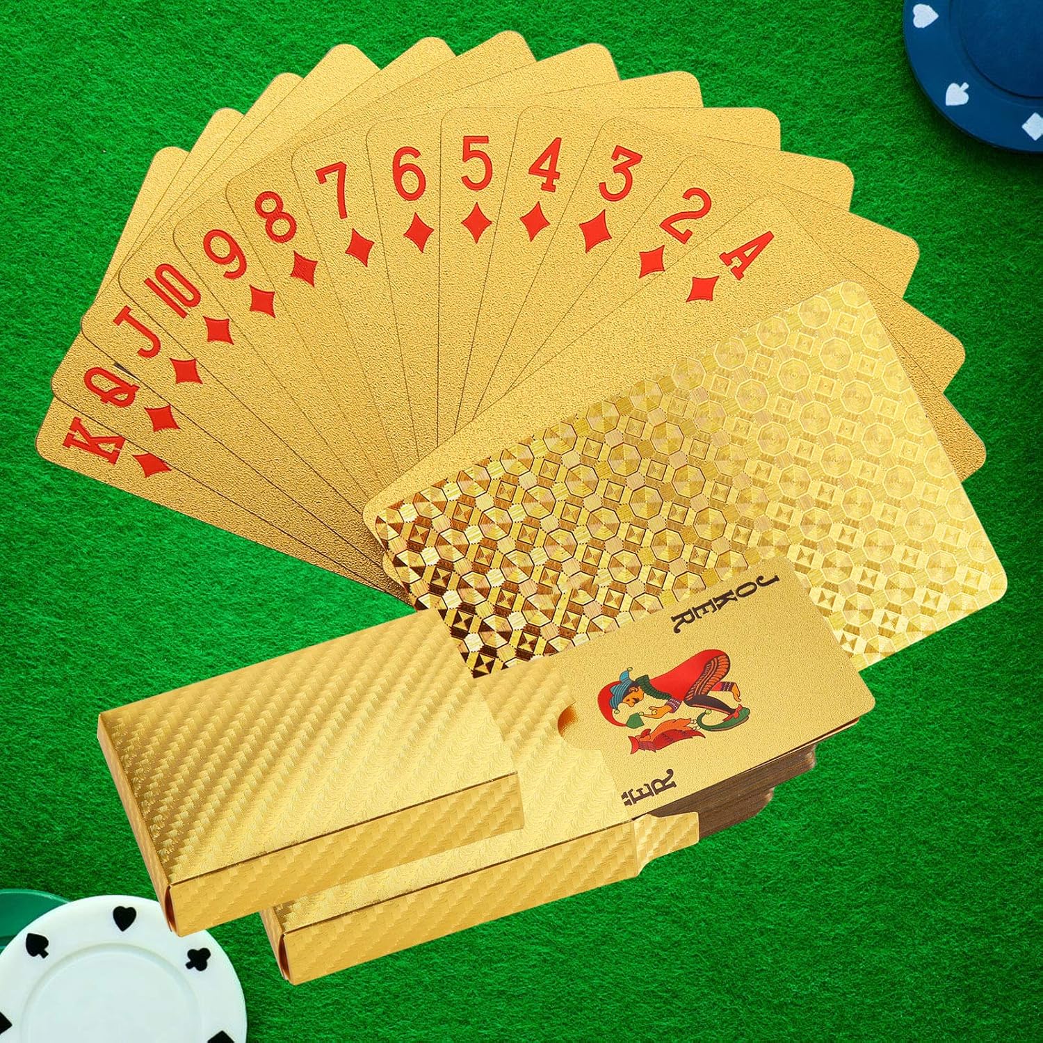 Yokawe Playing Card Shuffler, 2 Deck Automatic Battery Operated