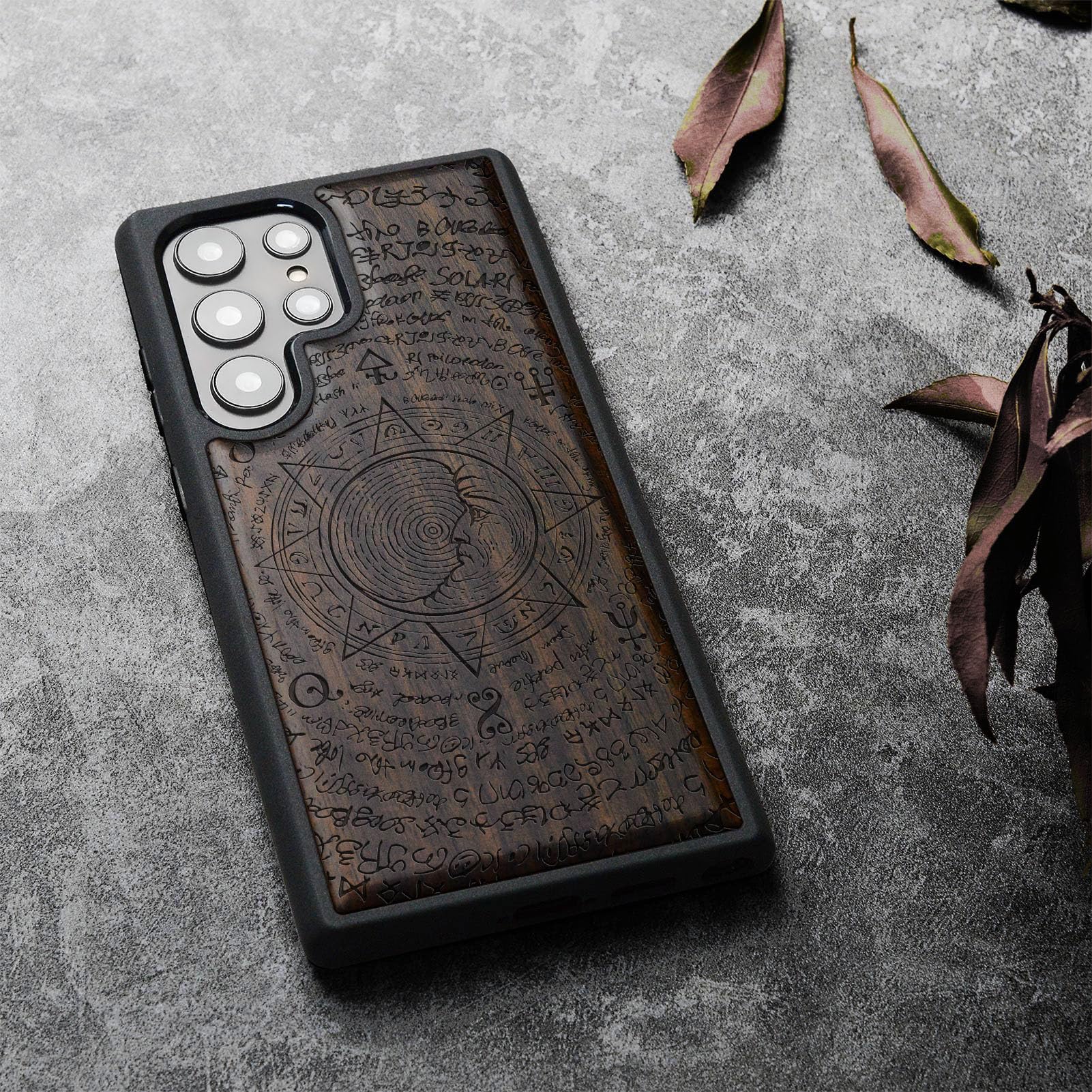Amazon.co.jp: Carveit ウッドカバー 対応 Galaxy S24 Ultra 用