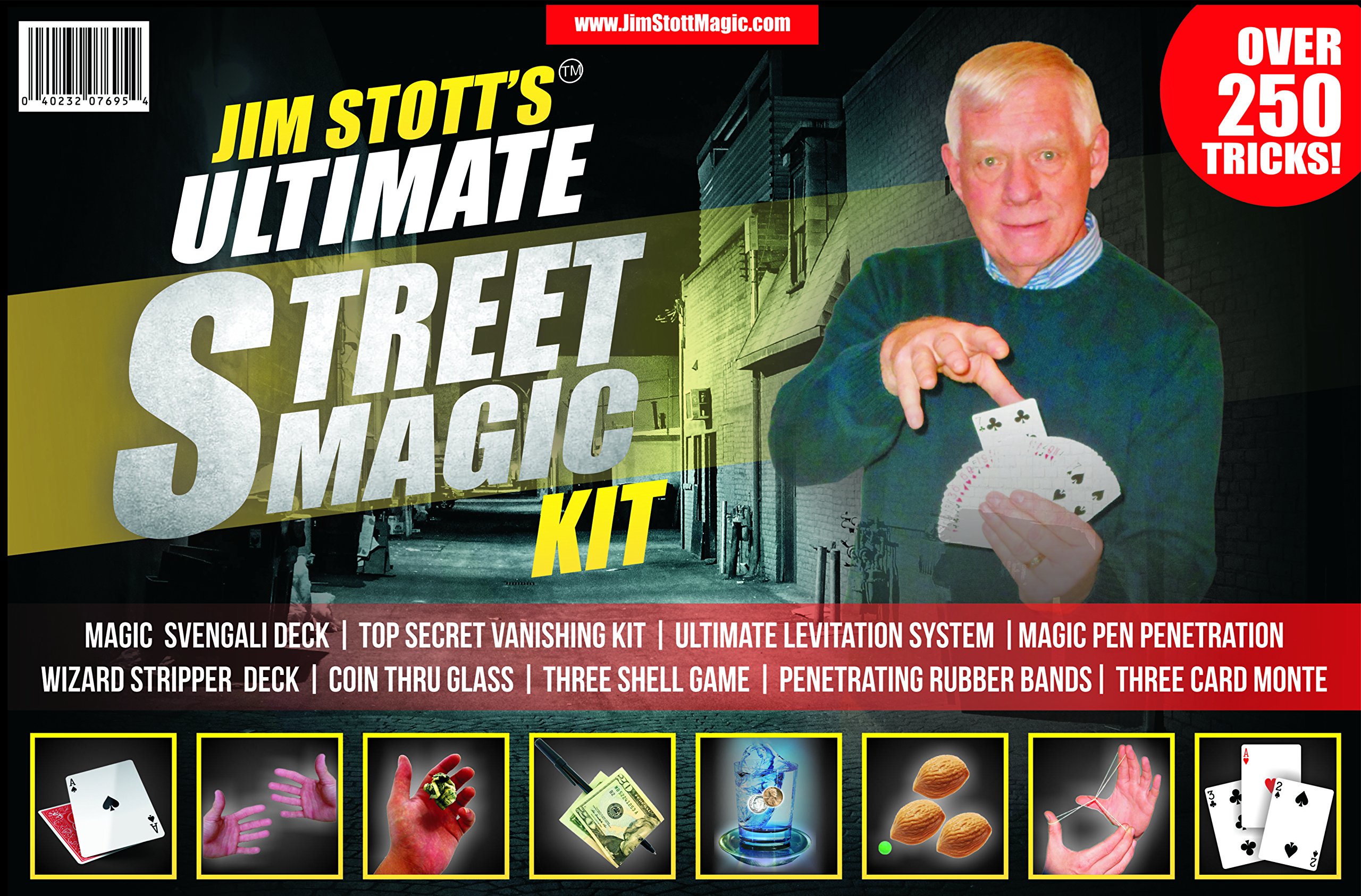 Buy Jim Stotts 'Ultimate Street Magic Kit, Magic Tricks Set for Adults, Svengali Card Deck, The
