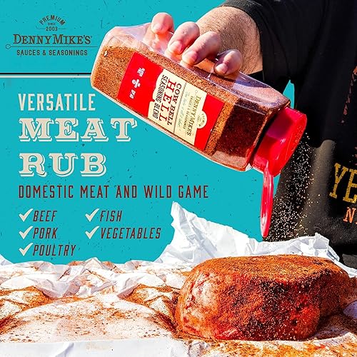 Miniatura 8 de DennyMike's Juego de condimentos para parrilla, especias y condimentos naturales, barbacoa para cocinar, ahumar y asar a la parrilla, bajo en sodio,