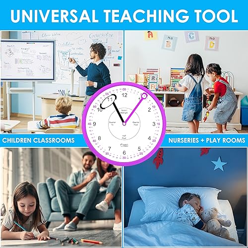 Miniatura 3 de Teacher's Choice Reloj de pared educativo