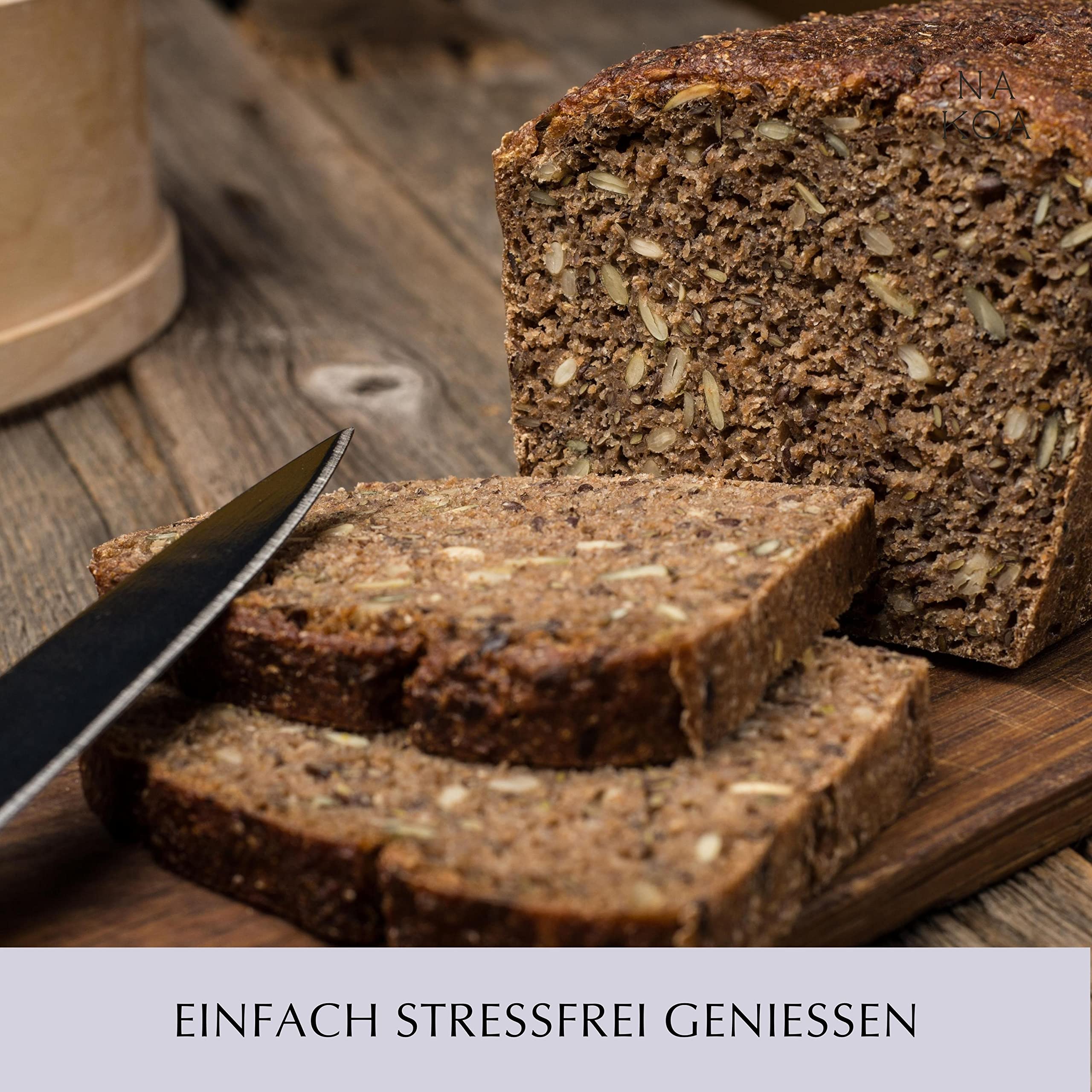 Brotbackform aus natürlichen Rohstoffen mit hervorragender Antihaftwirkung I Kastenform Brotbackform I Backform Rechteckig I Brot und Kuchen Backen I MADE IN GERMANY aus hochwertigem Emaille