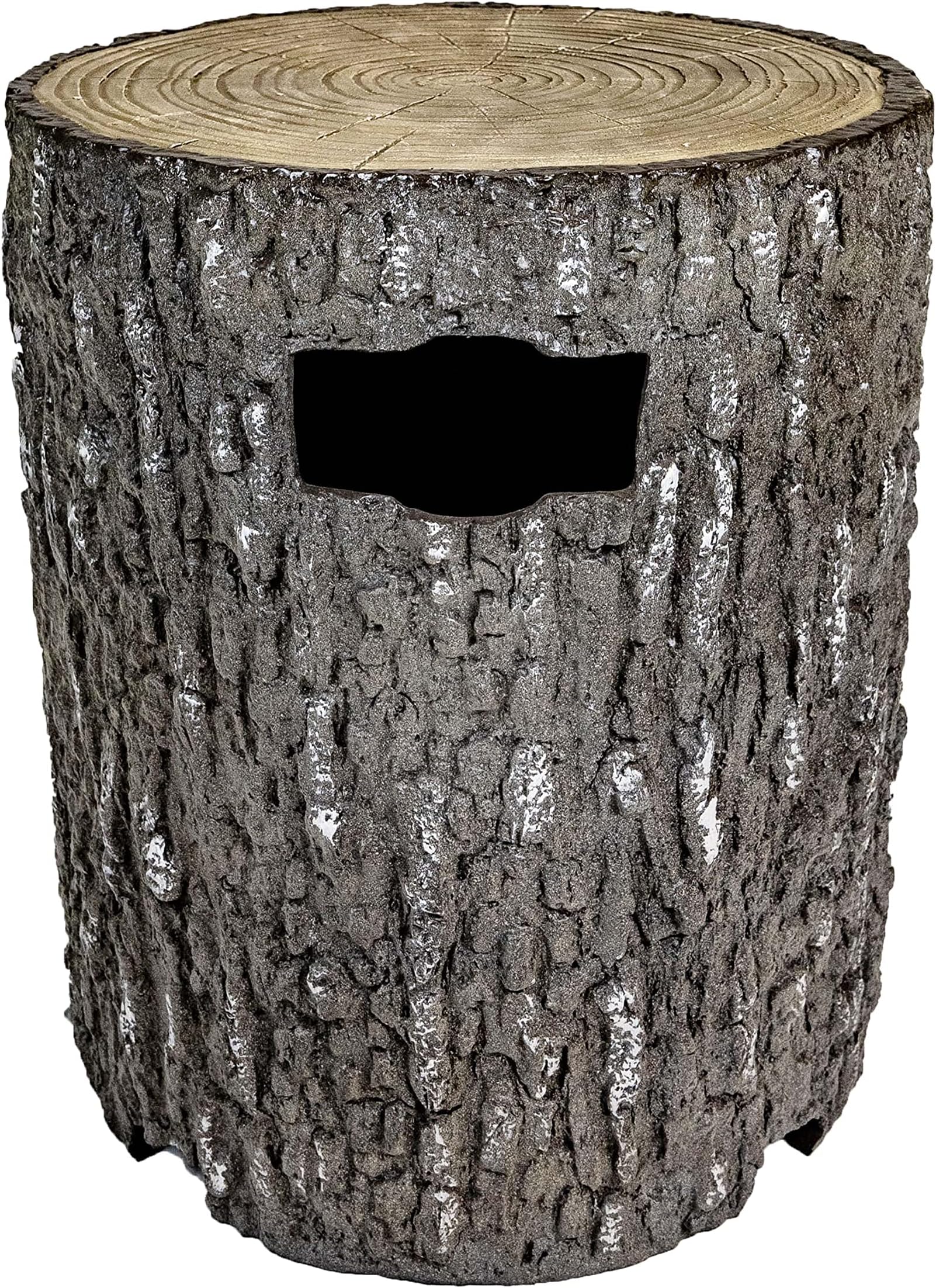 Aquascape Faux Wood Stump Propane Tank Cover, 78345
