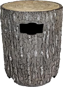 Aquascape Faux Wood Stump Propane Tank Cover, 78345