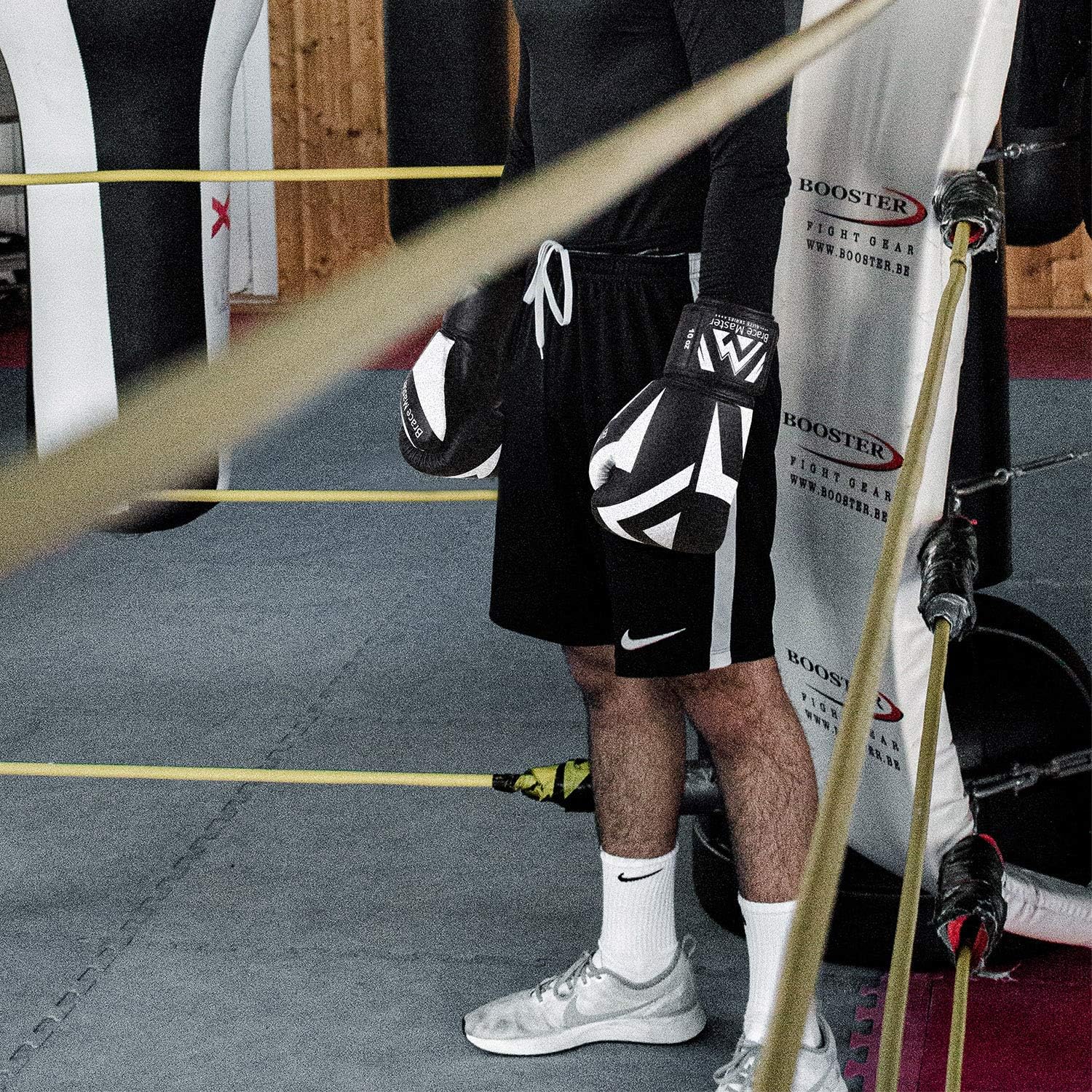 Brace Master MMA Gloves UFC Gloves Boxing Gloves for Men Women Leather More Paddding Fingerless Punching Bag Gloves for Kickboxing, Sparring, Muay Thai and Heavy Bag : Sports & Outdoors