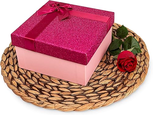 Miniatura 4 de CENBOSS Manteles individuales tejidos (13.5" juego de 6, lavado marrón) Mantel individual redondo, manteles individuales de mimbre, mantel