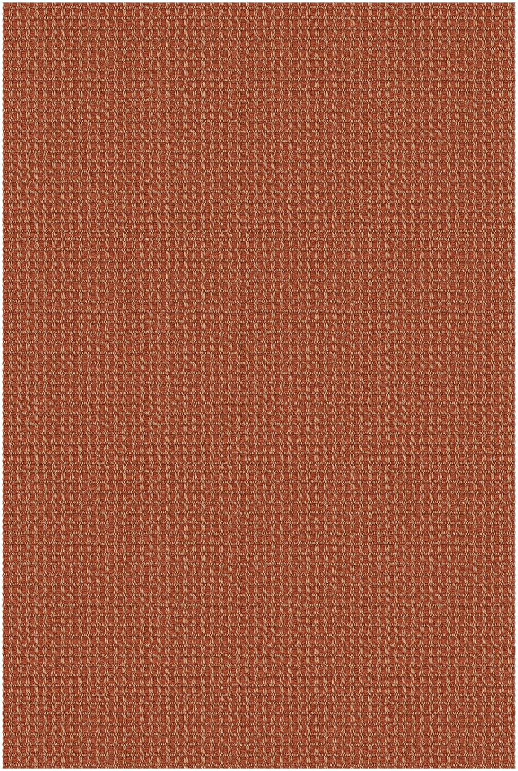 EARTHALL Woven Area Rug 2x3 Ft Washable Rugs for Entryway Braided Non Slip Throw Rugs Door Mat Indoor Outdoor Entrance Small Cotton Woven Carpet for Kitchen Foyer Front Door, Rustic Orange/Tan - Image 8