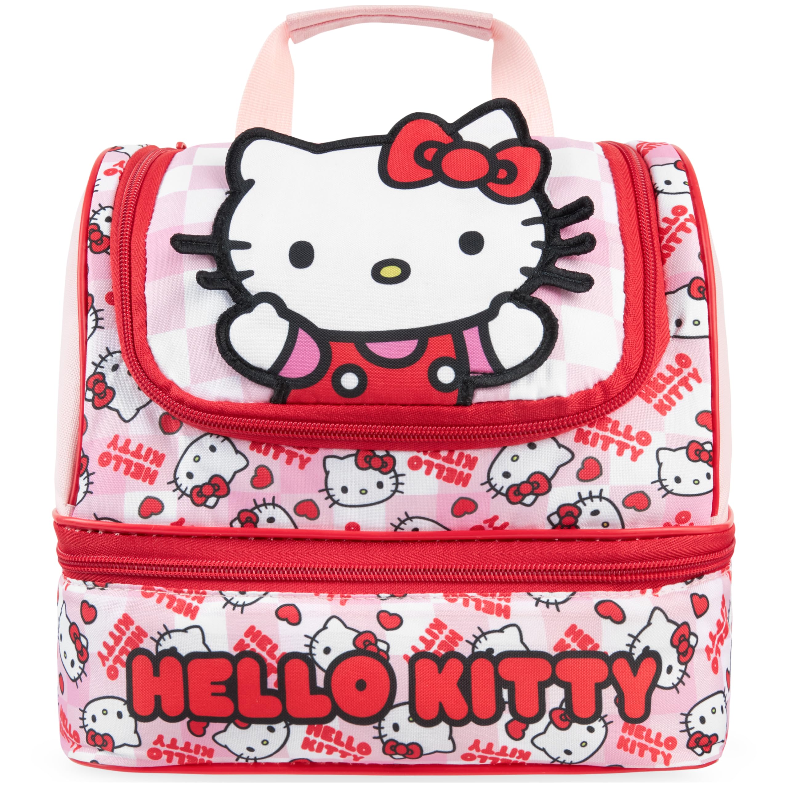 Get Trend Sanrio Hello Kitty 3D Kids Insulated Lunch Bag Dual Compartments