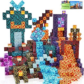 100PCS Magnetic Building Blocks Set: 3D World Stacking STEM Educational Toy for Toddlers & Kids