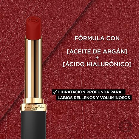 L'Oréal Paris Color Riche Lippenstift mit Finish Matte weiche und feuchtigkeitsspendende Lippen mit Hyaluronsäure Nudes of Worth Farbtöne: 540 Le Nude Unstoppable 18 g