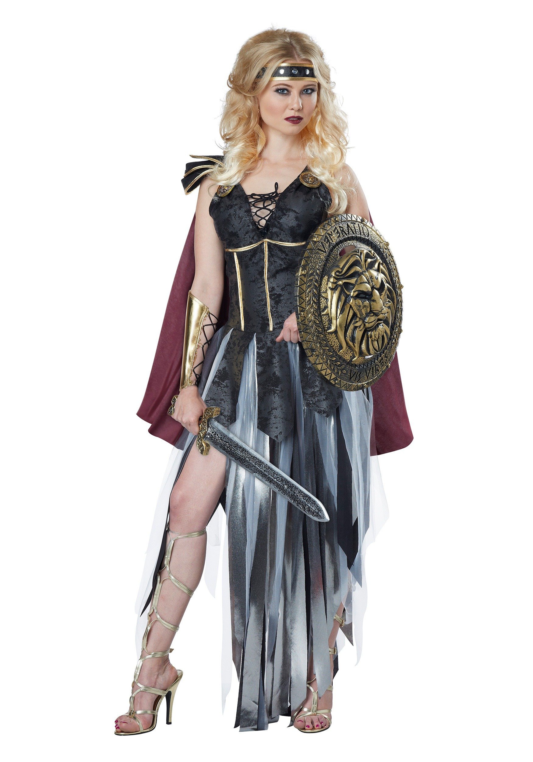 Jupe De Gladiateur Imitation Cuir Marron - Taille Unique - Pour Déguisement, Carnaval, Cosplay Antique
