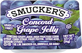 Smucker's Concord Grape Jelly, 0.5 Ounce (Pack of 200)