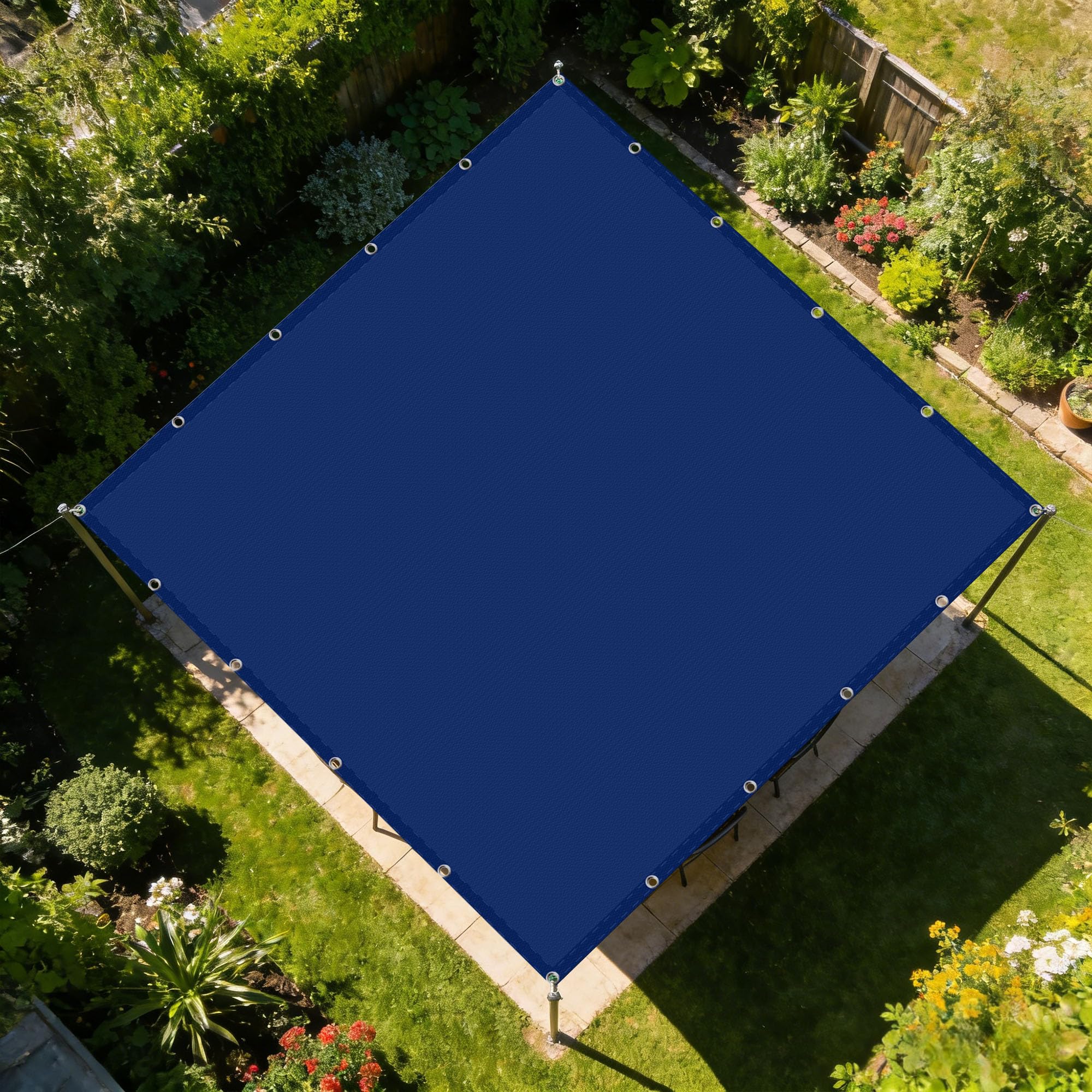Voile d'ombrage 1x5m pour stopper le vent et la pluie fine