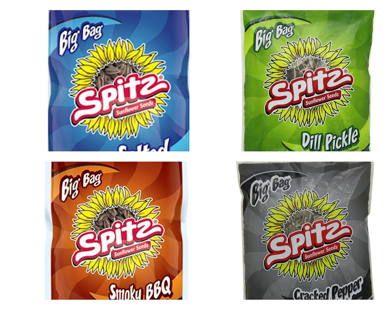 Spitz Sunflower Seeds Variety Bundle, 6 oz (Pack of 8