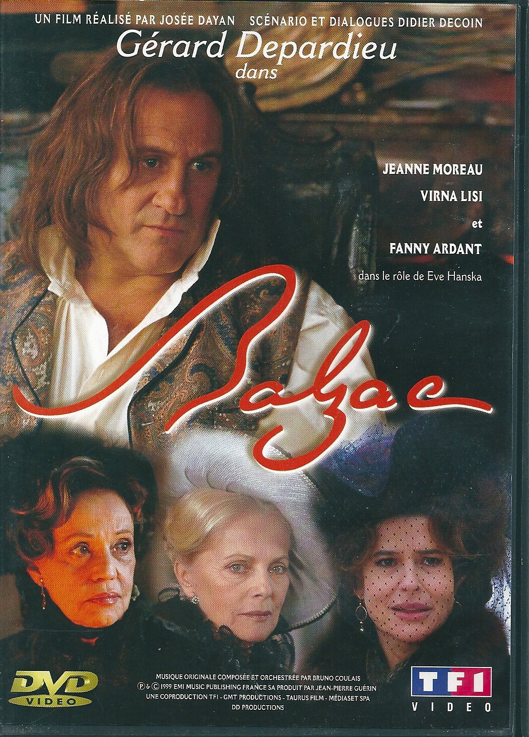 Balzac [Reino Unido] [DVD] Amazon.es Gérard Depardieu, Jeanne Moreau, Fanny Ardant, Virna Lisi