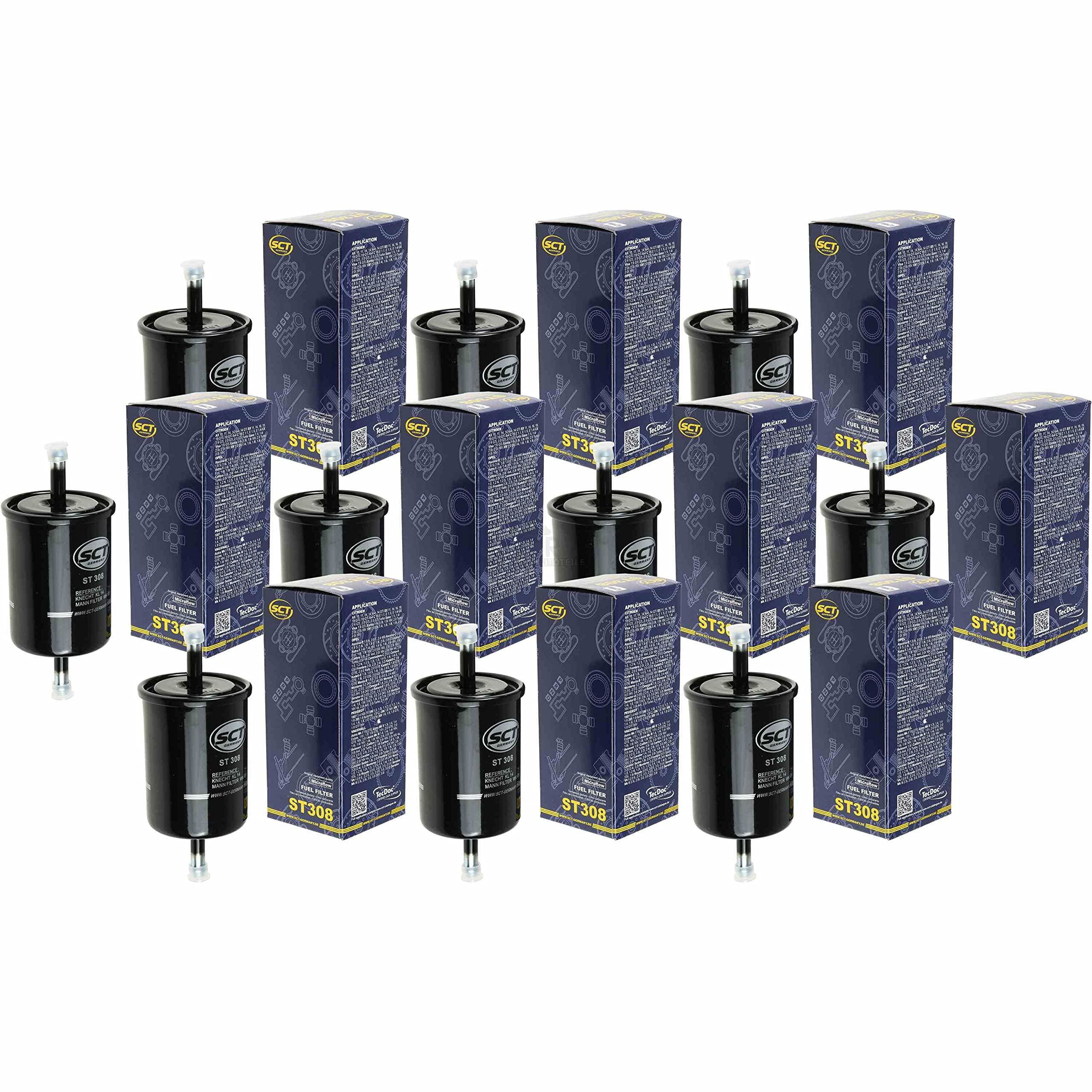 Set 85471188 ST 308 10 filtros de combustible originales SCT