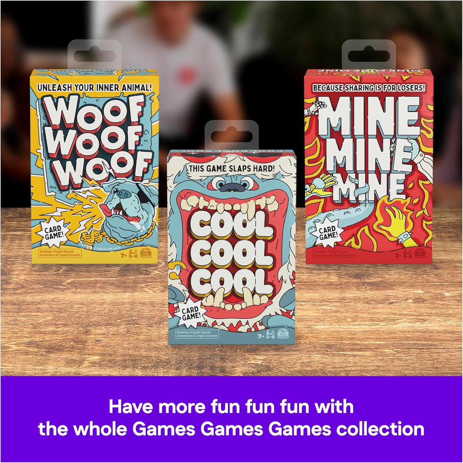 Spin Master Games, Cool Cool Cool The Card Game: A Fast-Paced Sick Card Slapping Battle, Fun Activity for Teens, Adults & Family Game Night, 2-6 Players, for Ages 7 & Up