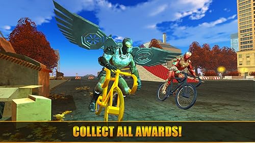 Downtown Superheroes Happy Bike Racing: Extreme Criminal Chase Trial