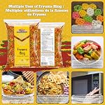 Rani Far Far / Fryums (Wheat & Tapioca Pellet) Ring Shape 7oz (200g) ~ Vegan, Kosher, Uncooked, Used to Make Papad, Bhungra / Chip Snack