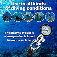 Vista 2 de H2ODYSSEY Probador de presión de yugo - Medidor de buceo