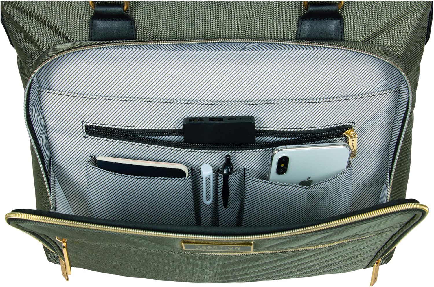 One-Day Sale: Up to 40% Off Kenneth Cole Reaction Chelsea Chevron 15 Laptop & Tablet Business Tote W/Removable Shoulder Strap, Olive, Laptop 🛒 Flash Sale Kenneth Cole Reaction Chelsea Chevron 15 Laptop & Tablet Business Tote W/Removable Shoulder Strap, Olive, Laptop