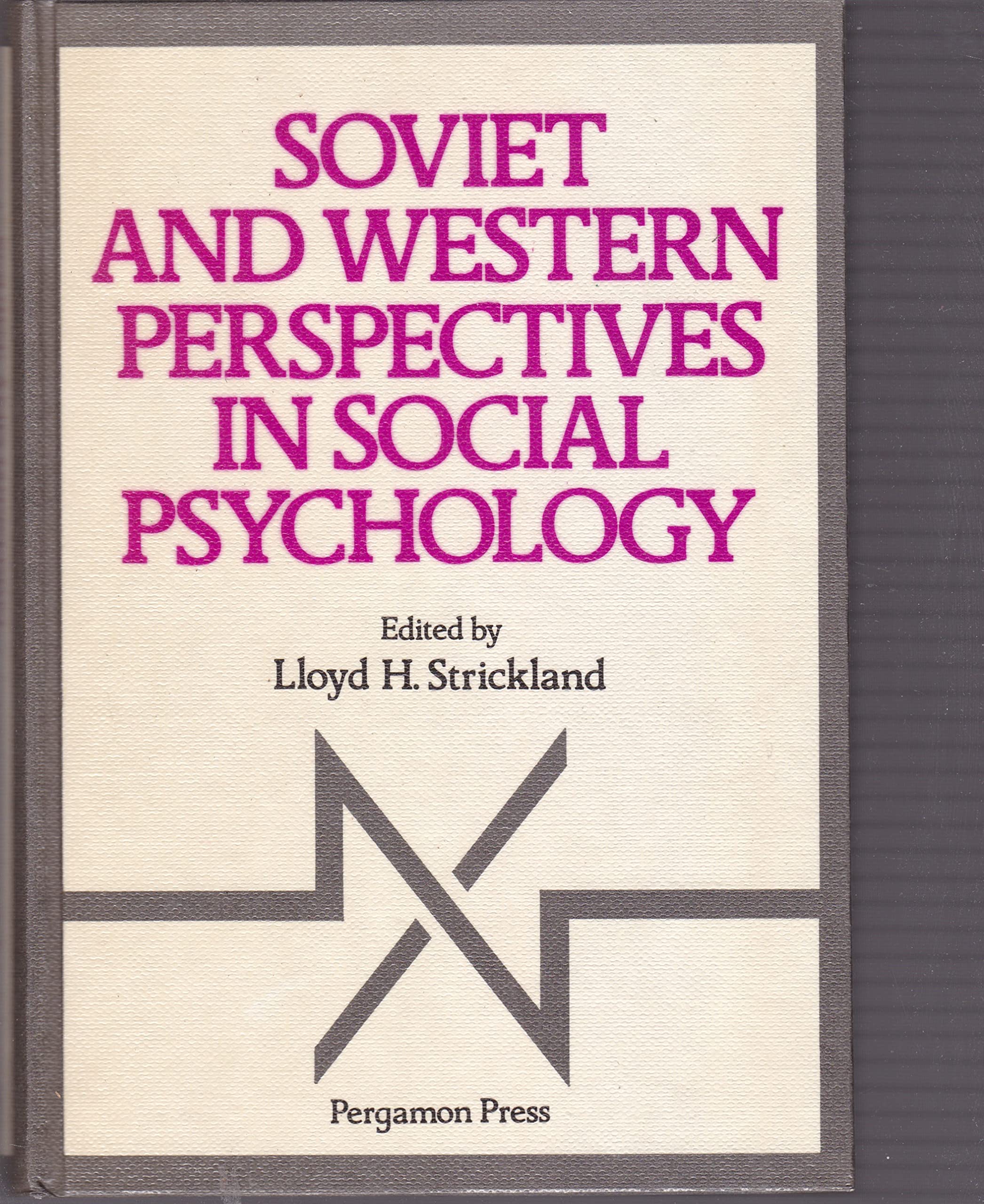Buy Soviet and Western Perspectives in Social Psychology — BookShops.in