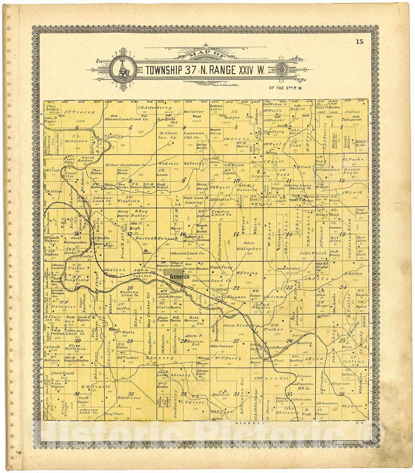 37th Parallel Map Missouri New Madrid County Missouri 2023 Aerial Wall