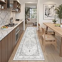 Vista 149 de Madane Alfombra Pasillera Lavable - Alfombras Pasilleras 2x6 para Pasillos de 6 Pies Antideslizante Vintage Alfombra Pasillera de Cocina