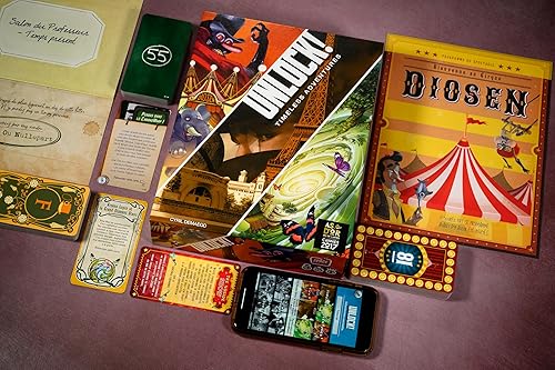 Miniatura 6 de Desbloquear! Juego de cartas de aventuras atemporales  Juegos de Escape Room para adultos y niños  Juegos de misterio para noche de juegos
