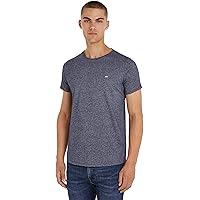 Tommy Jeans TJM XSLIM JASPE C NECK EXT, S/S Knit Tops Uomo