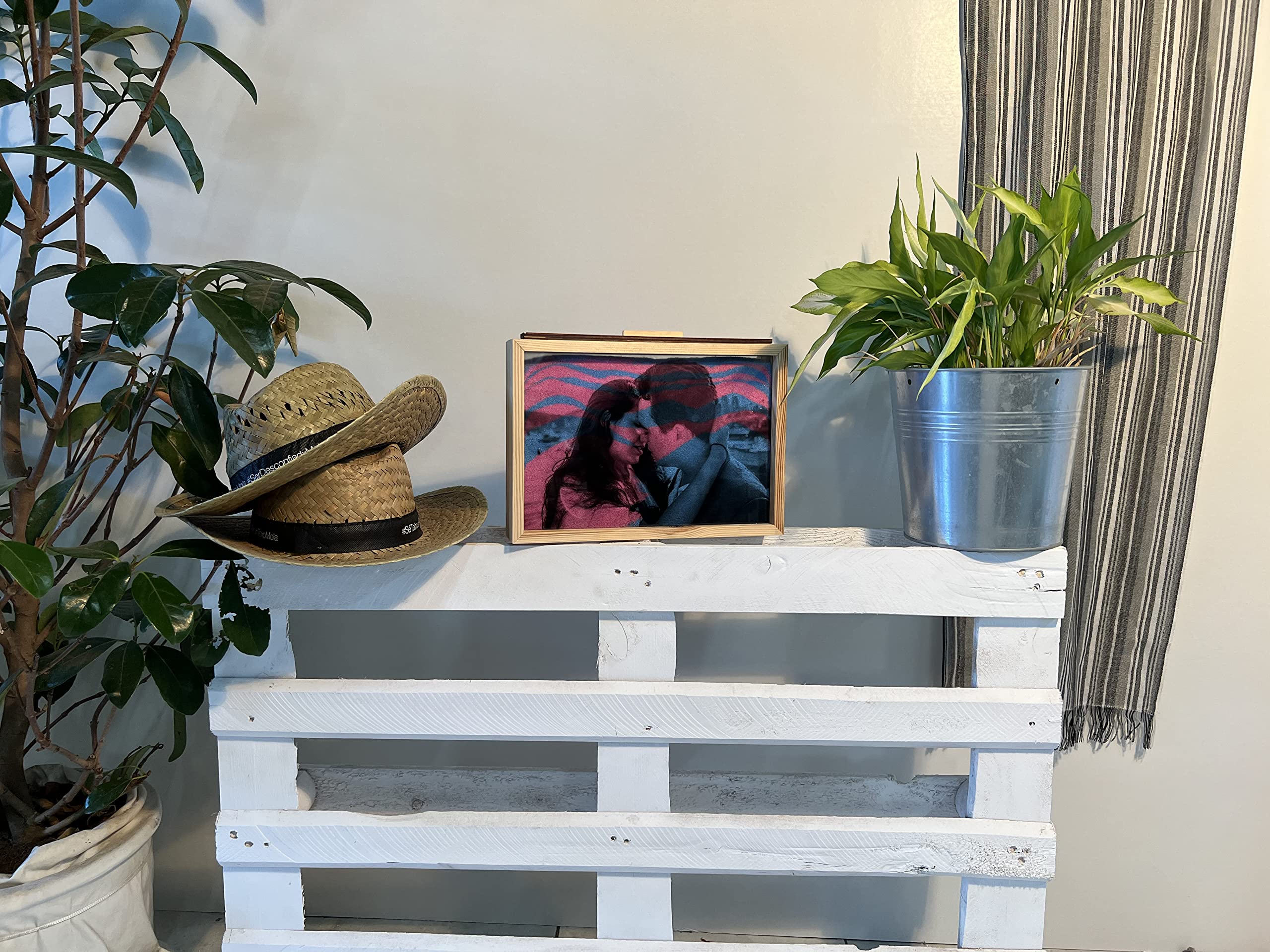 Caja de Madera Personalizada con Fotografía Impresa en Metacrilato | 30x25x6,5cm | 100% a tu Gusto | Regalo Ideal para Bodas, Cumpleaños y Aniversarios | Fabricado en España