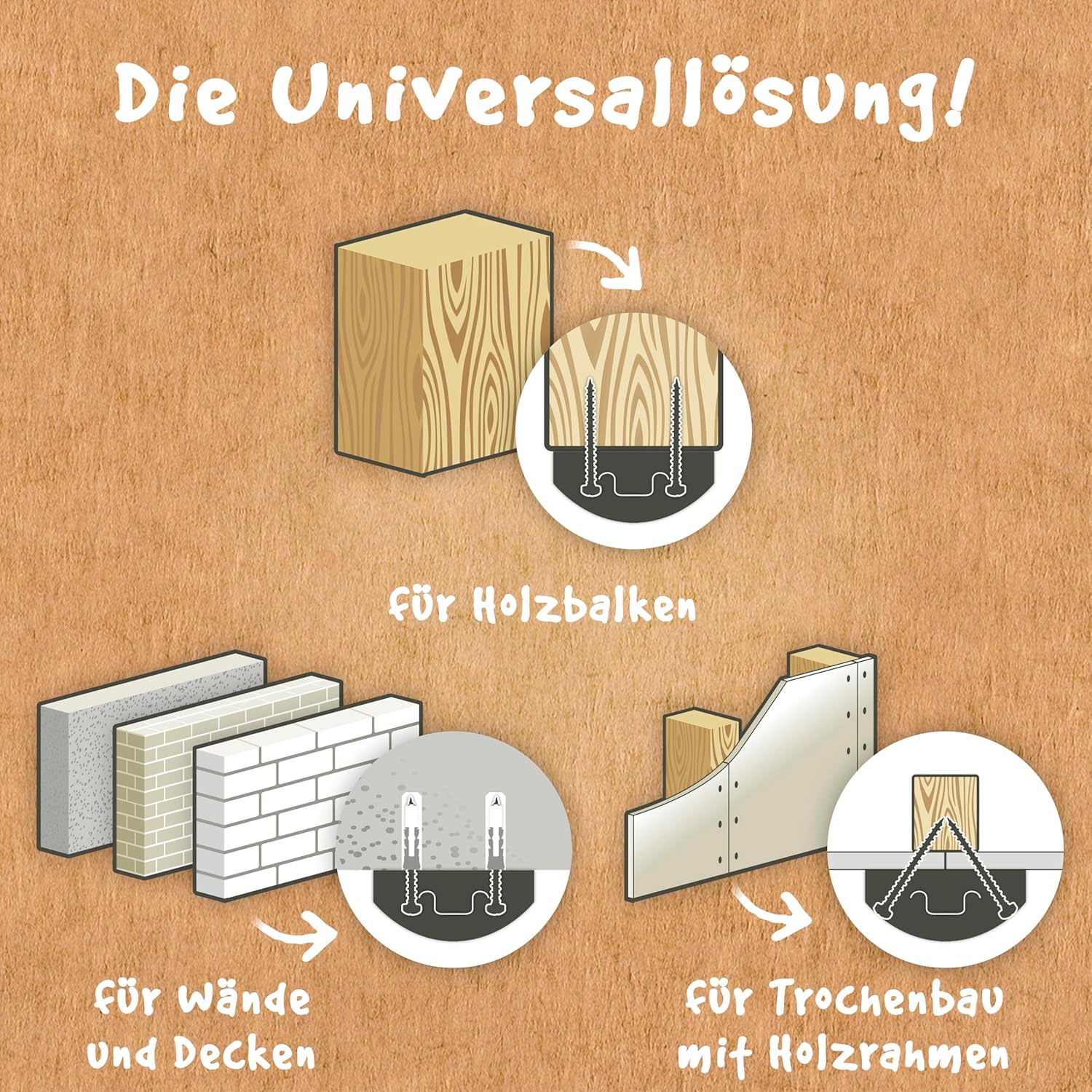 LA Siesta CasaMount Black - Multipurpose Suspension Set for Hammocks