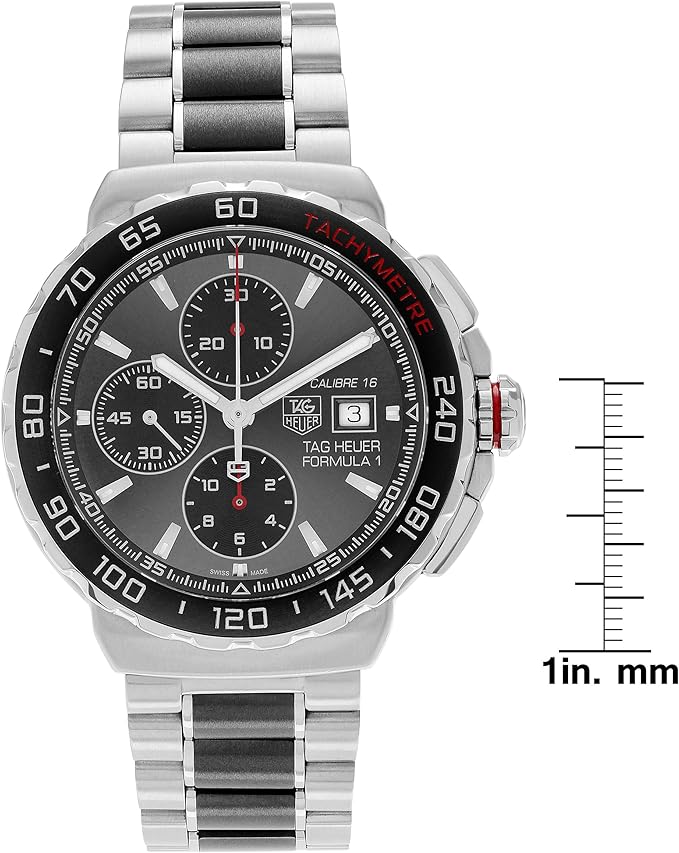 Tag Heuer Formula 1 Calibre 16 Men's Chrono Cau2011.ba0873 : Clothing,  Shoes \u0026 Jewelry - Amazon.com