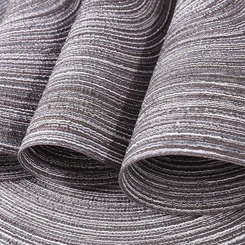 Miniatura 6 de SHACOS Juego de 4 manteles individuales redondos, manteles individuales redondos trenzados, manteles individuales de 15 pulgadas de algodón y