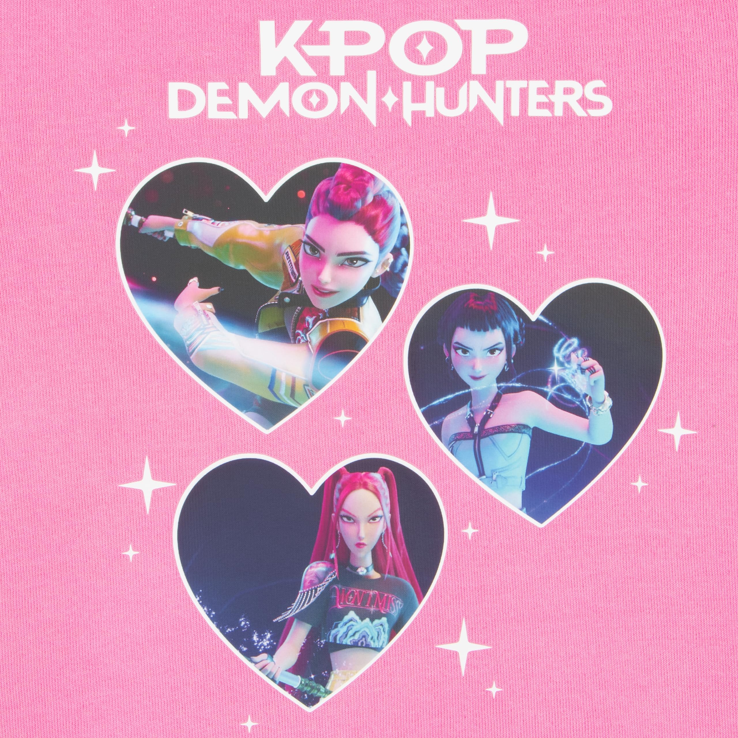 KPop Demon Hunters Pull, Sweat Enfant Mira, Rumi & Zoey, Kpop Hearts Huntrix Pull Fille