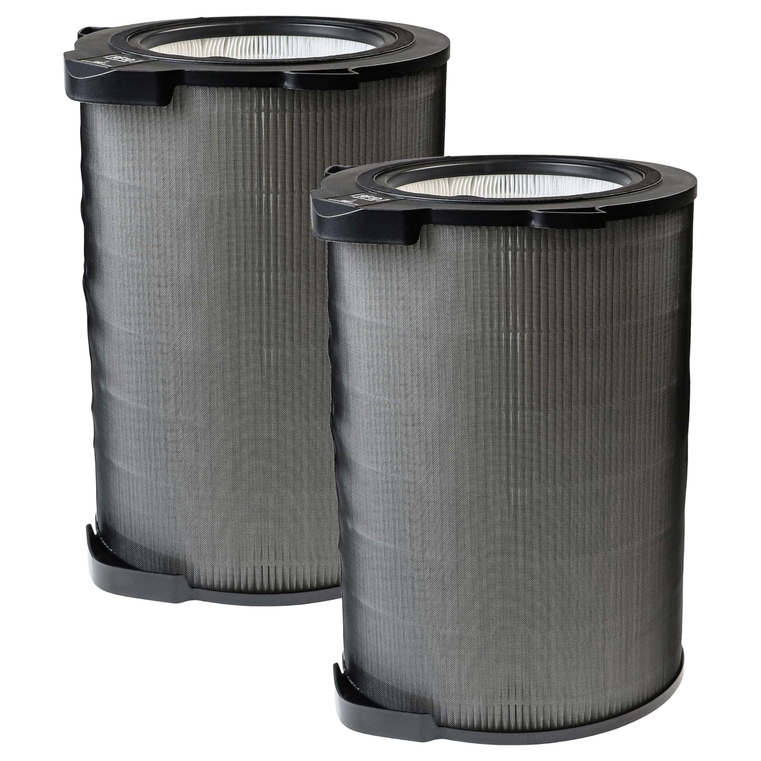 Vhbw Black, White 2X H12 Filter Compatible With Aeg Ax 91 600 Cadr, Ax91-604Dg, Ax91-604Gy Air Cleaner - Spare Air Filter